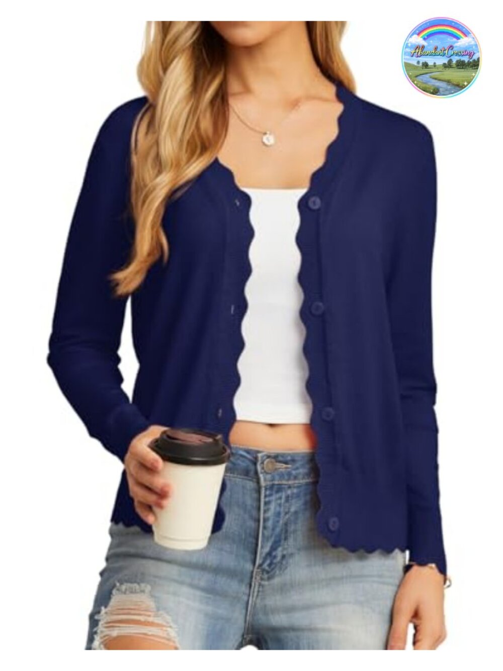 Womens Lightweight Button Down V-Neck Cardigan Long Sleeve Knit Sweater